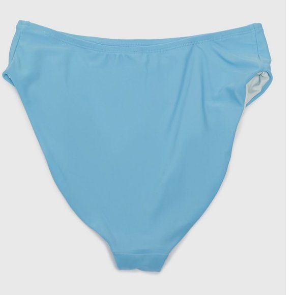 ⭐️ Jamie Solid Boho Beach Sky Hipster Hippie Deco Farm Beach High Bikini Bottoms - Picture 2 of 5